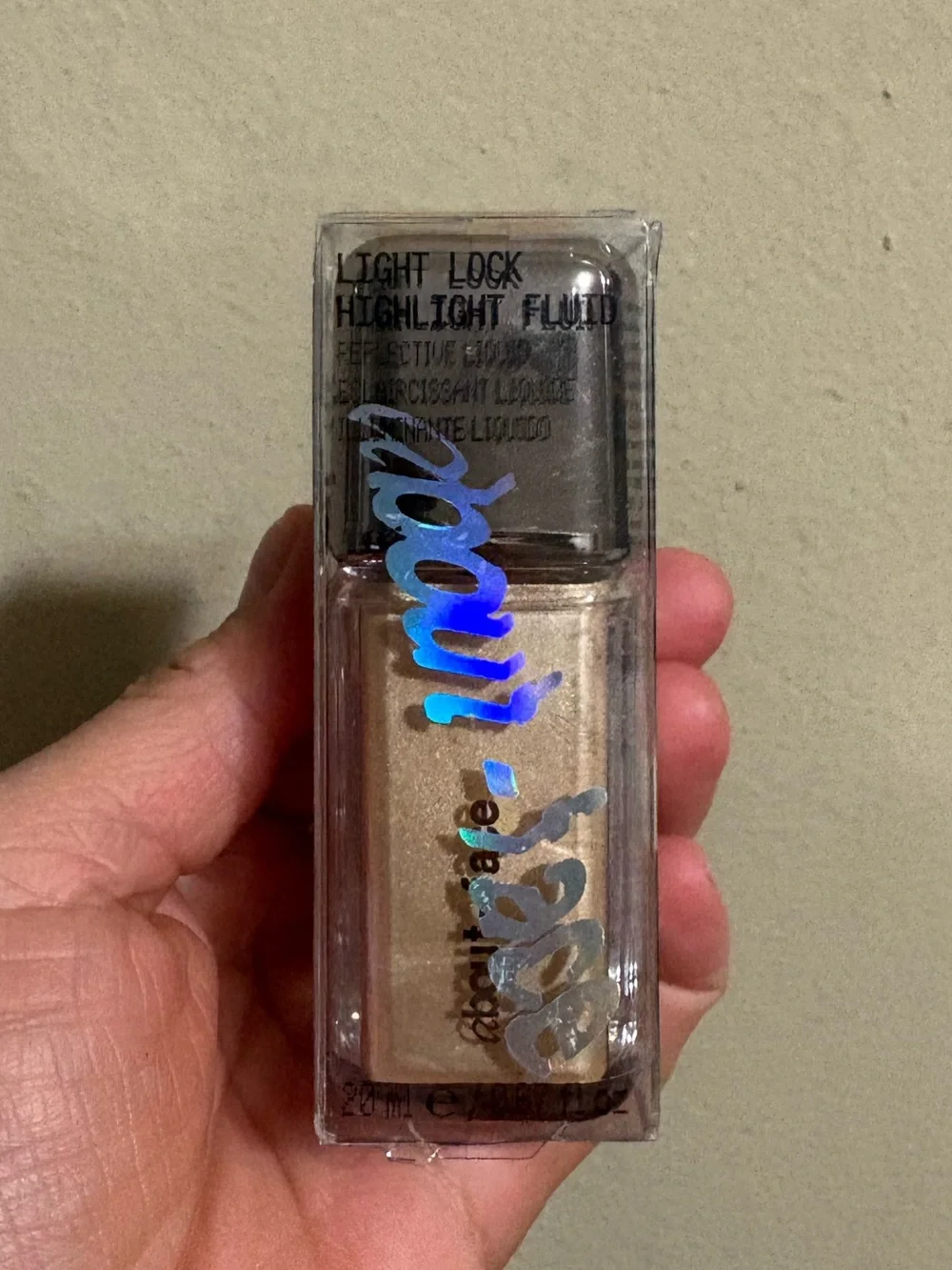 about-face Light Lock Highlight Fluid —  SHAKEN OR STIRRED  New Factory Sealed